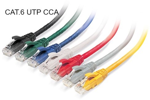 CAT6 CCA UTP PVC  3m blauw OP=OP