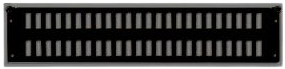 Datwyler FO front, OV-T/S, 48v, SC duplex, 2HE, Ral9005 zwart