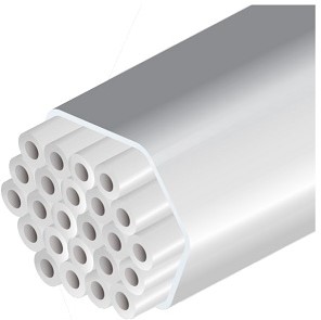 UCS LSHF subduct system 24 x 5/3.5mm, B2ca, wit. (volle haspel 1000m)