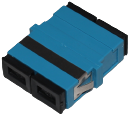 UCS SC/PC SM Duplex adapter blauw flangeless OP=OP